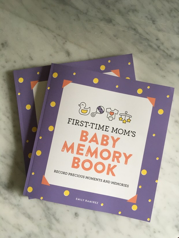 First time mom's baby memory book